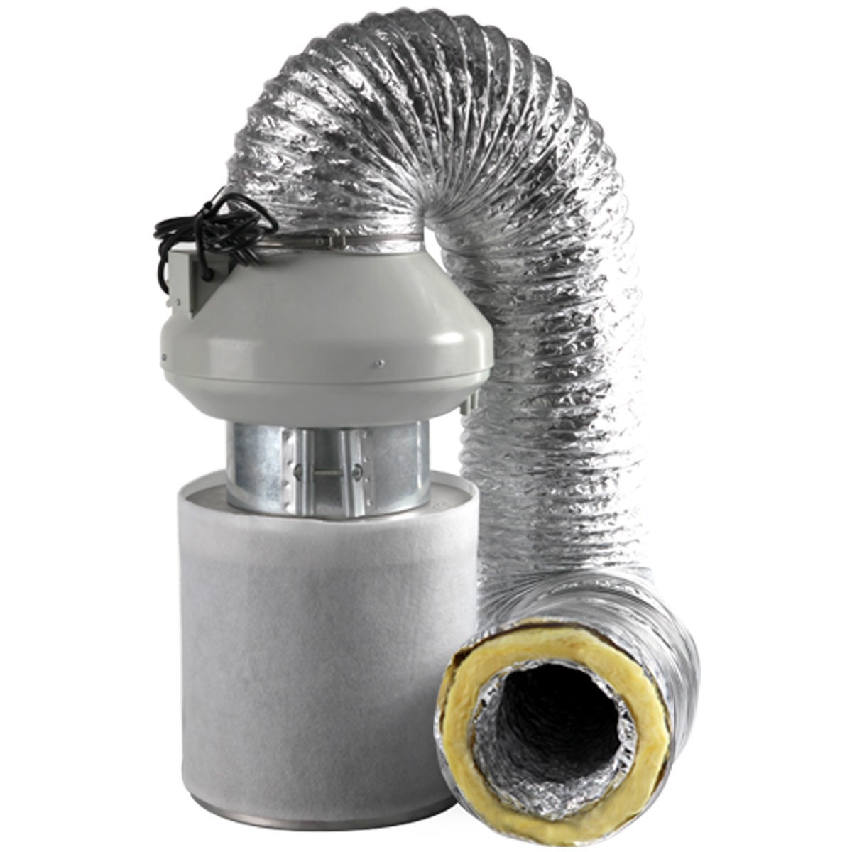 RVK Fan, Rhino Pro & Acoustic Ducting Extraction Kit