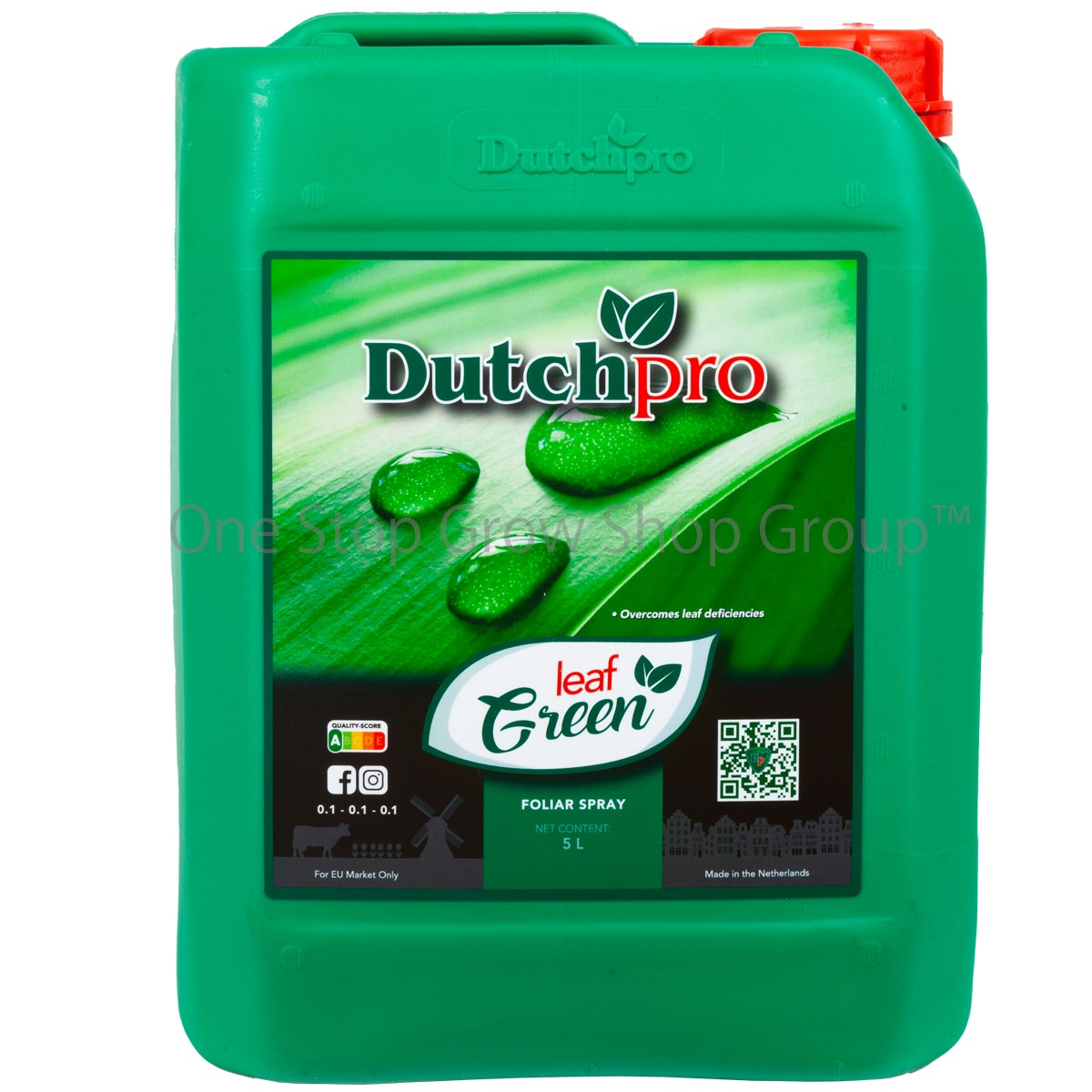 Dutch Pro Leaf Green - Ready-to-Use Foliar Spray for Yellowing Leaves