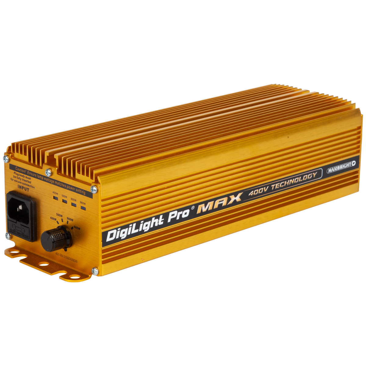 Maxibright Digilight Pro Max Gold 600 Watt 240 400 Volt Variable Balla