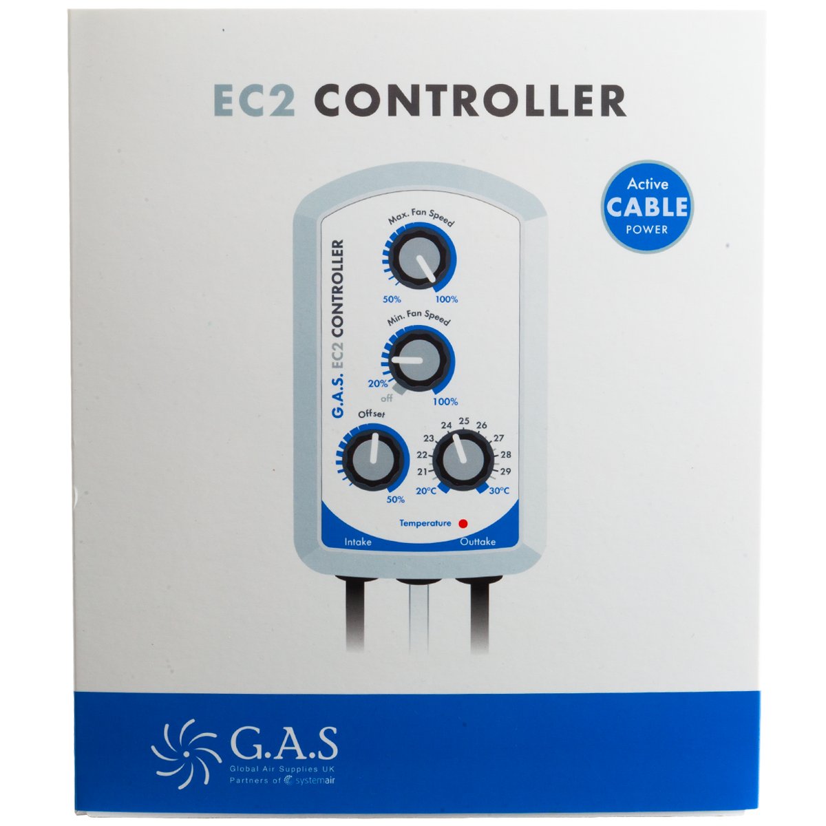 G.A.S - EC2 Thermostatic Fan Speed Controller with Balancer