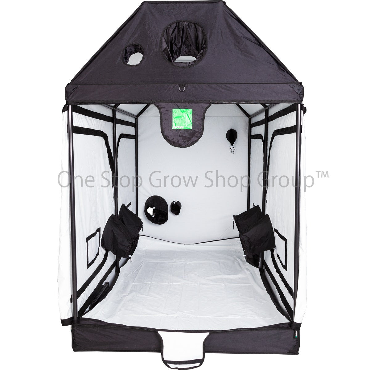 BudBox Pro - Pitched Roof - 1.2m x 2.4m x 1.8m - Loft Grow Tent