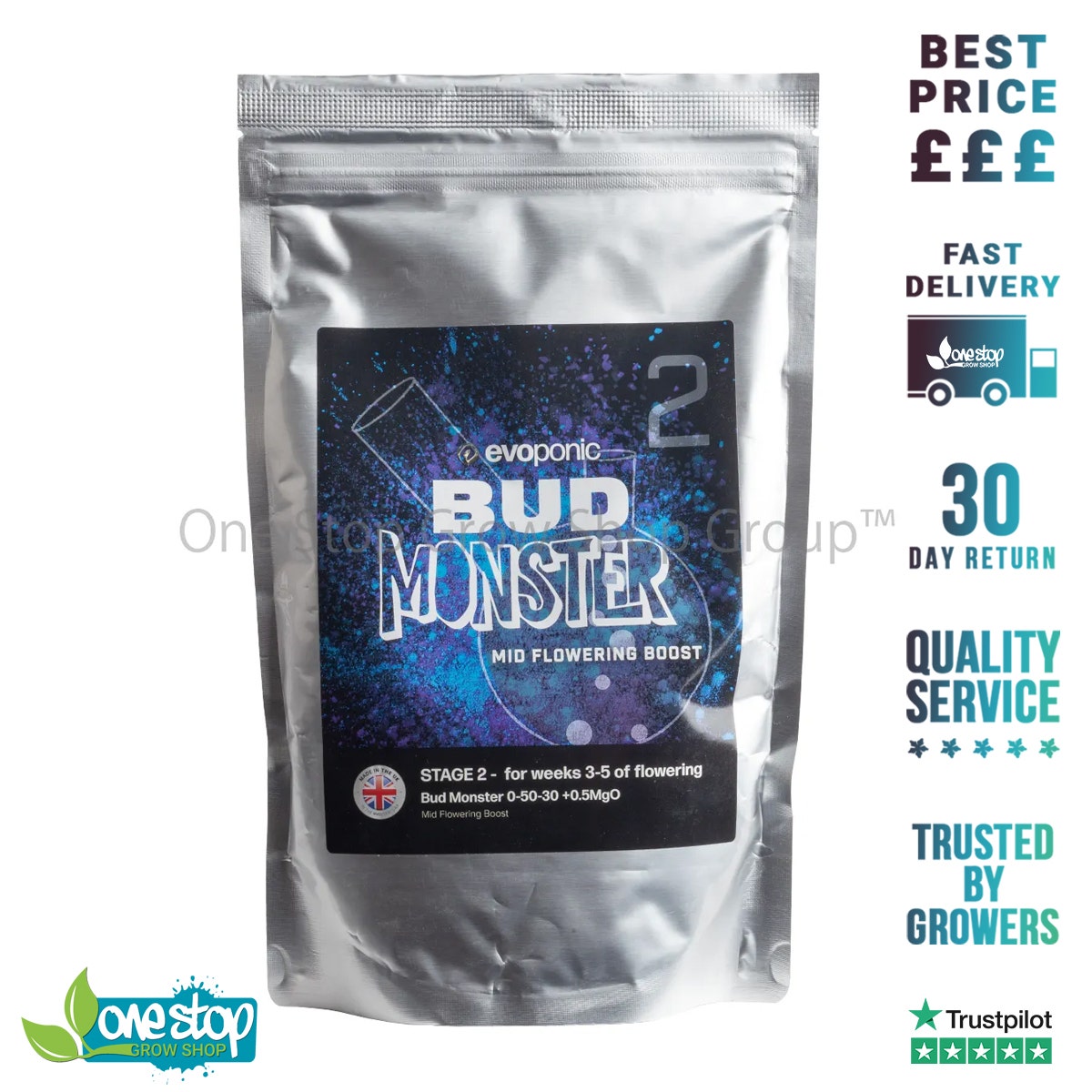 Evoponic - Bud Monster - 500g (0-50-30)