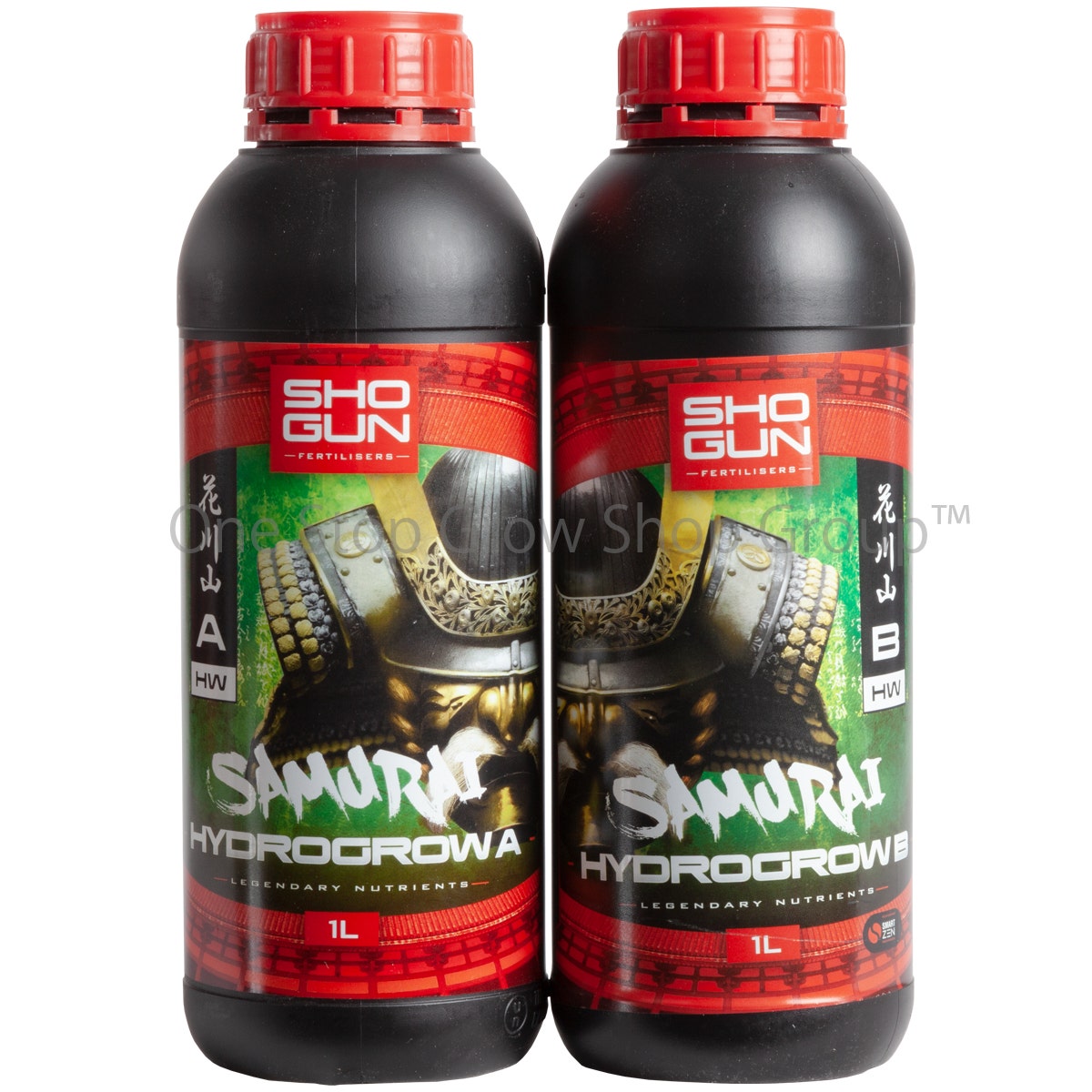 Shogun Fertilisers - Samurai Hydro Grow Nutrient A&B - For Hard Water