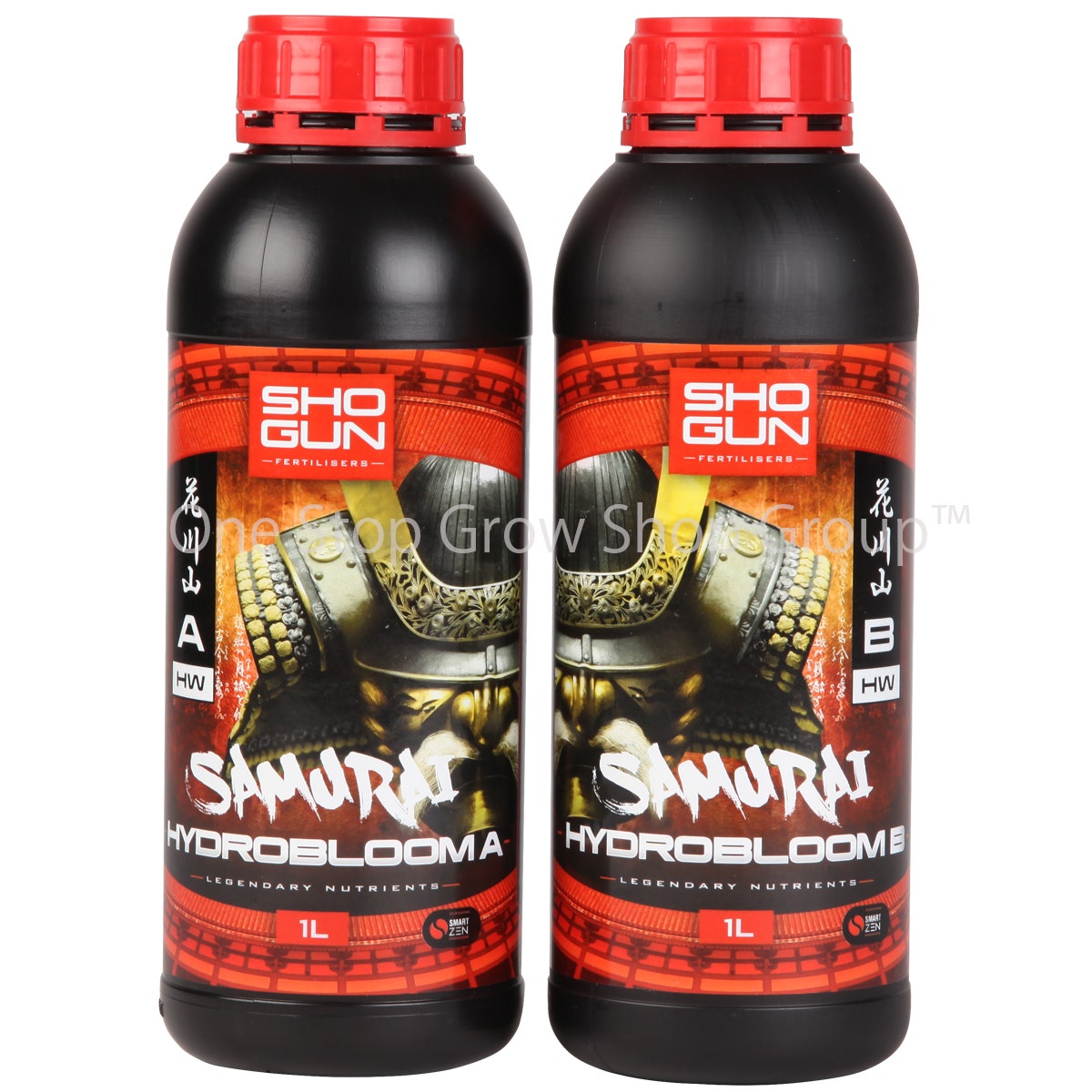 Shogun Fertilisers - Samurai Hydro Bloom Nutrient A&B - For Hard Water