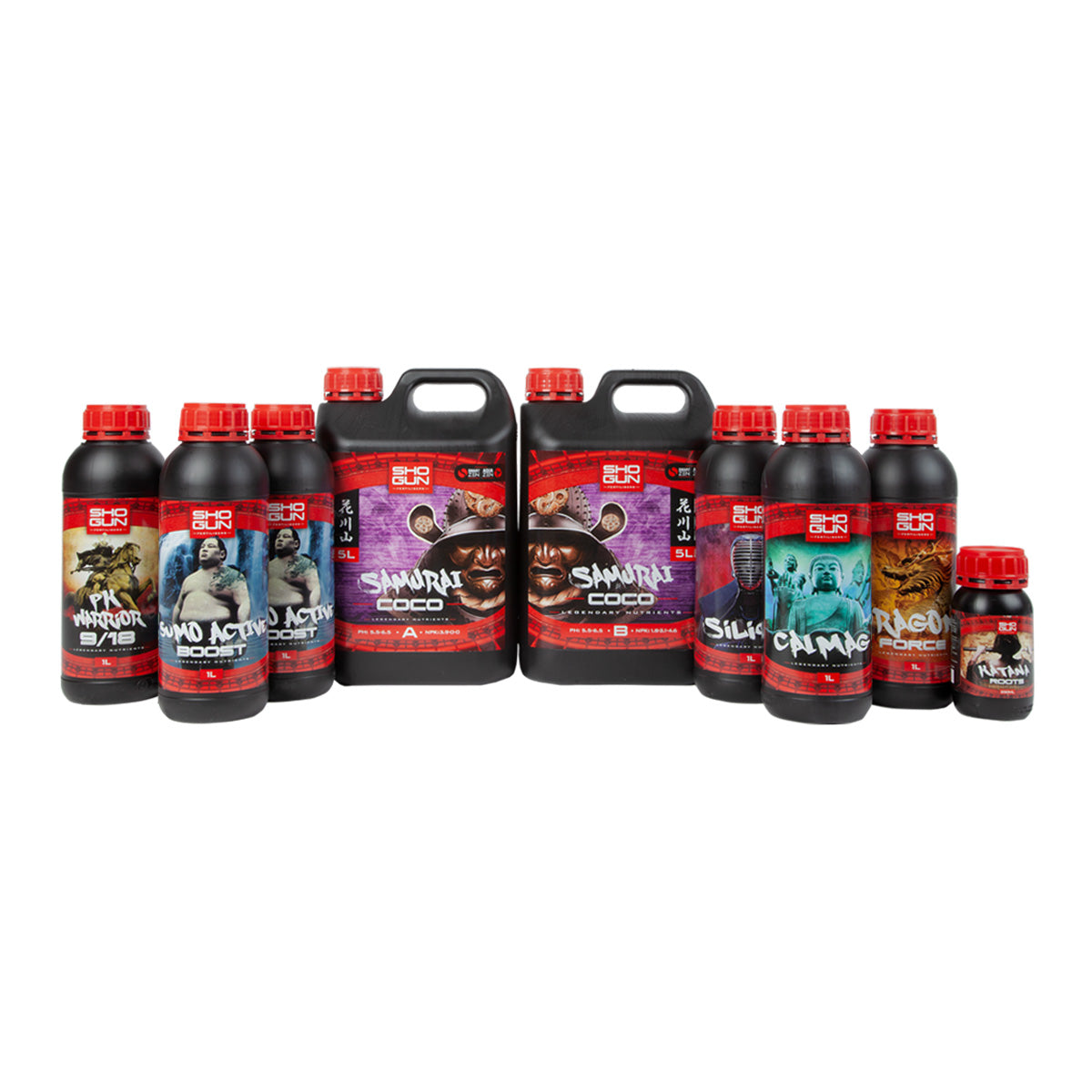 Shogun Fertilisers Full Coco Nutrient Kit (4-8 Plants)
