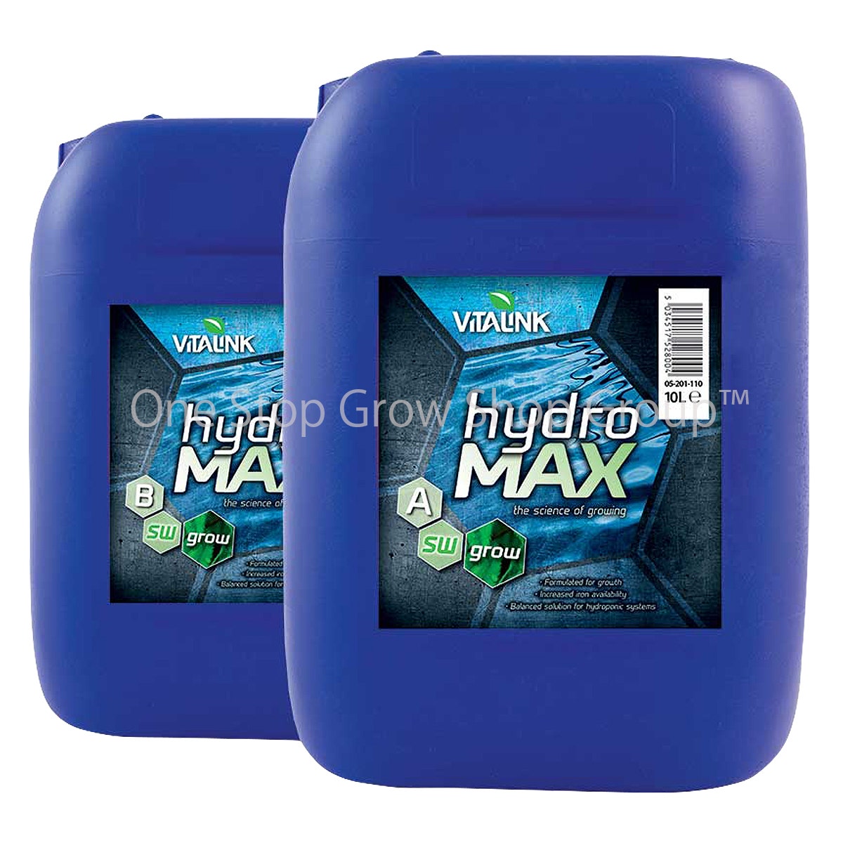 Vitalink - Hydro MAX Grow A&B - Soft Water