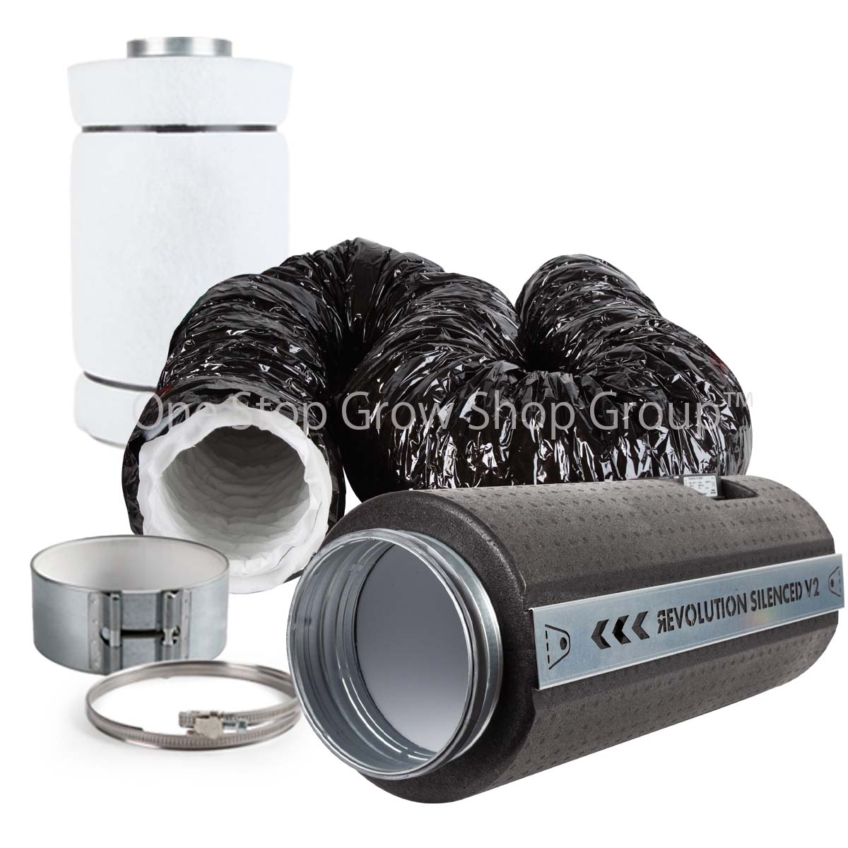 Silenced Revolution Vector V2 & CarboAir Filter Extraction - Phonic Trap Ducting