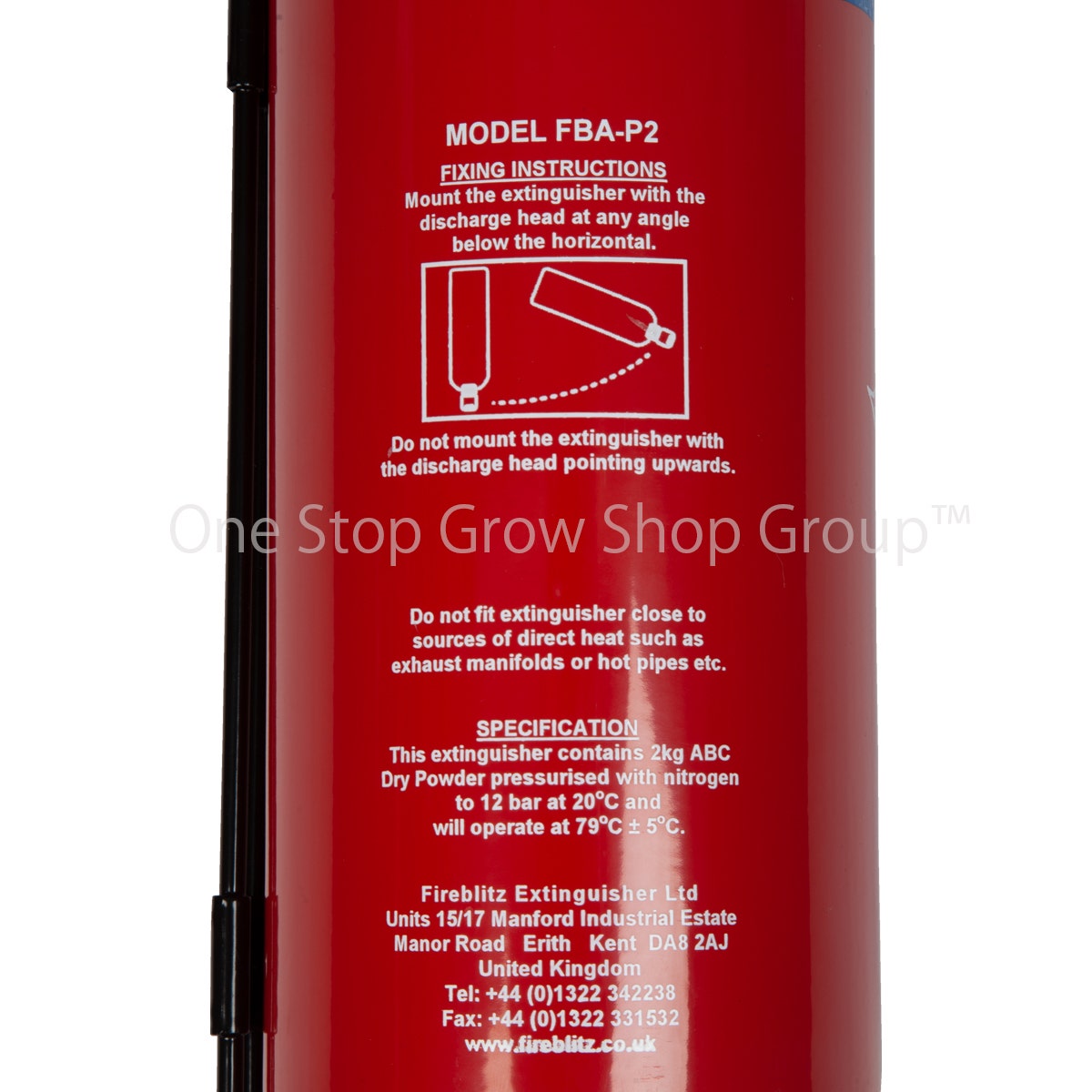 Fireblitz Dry Powder ABC Automatic Extinguisher (2KG)