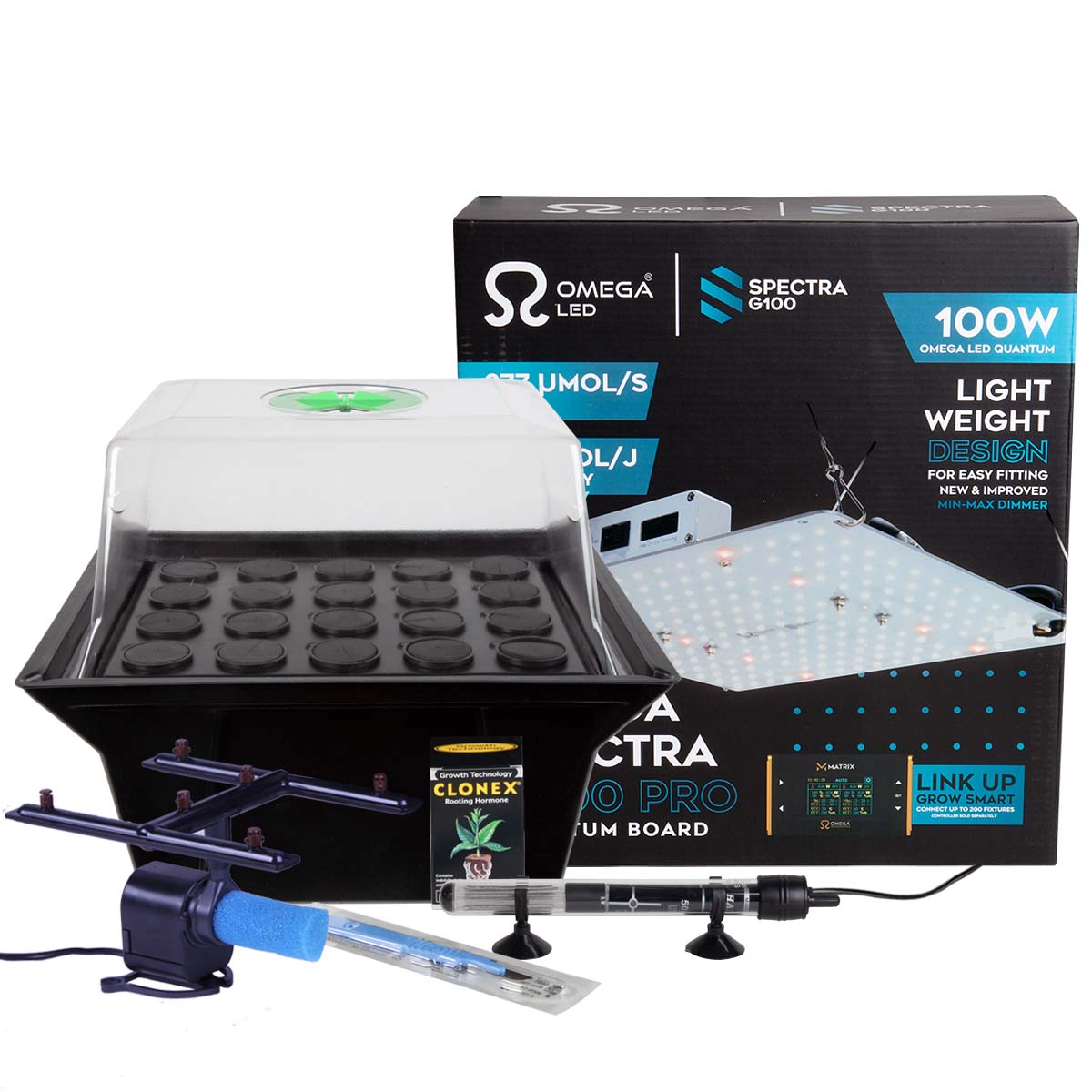 LED Aeroponic Propagator Kits