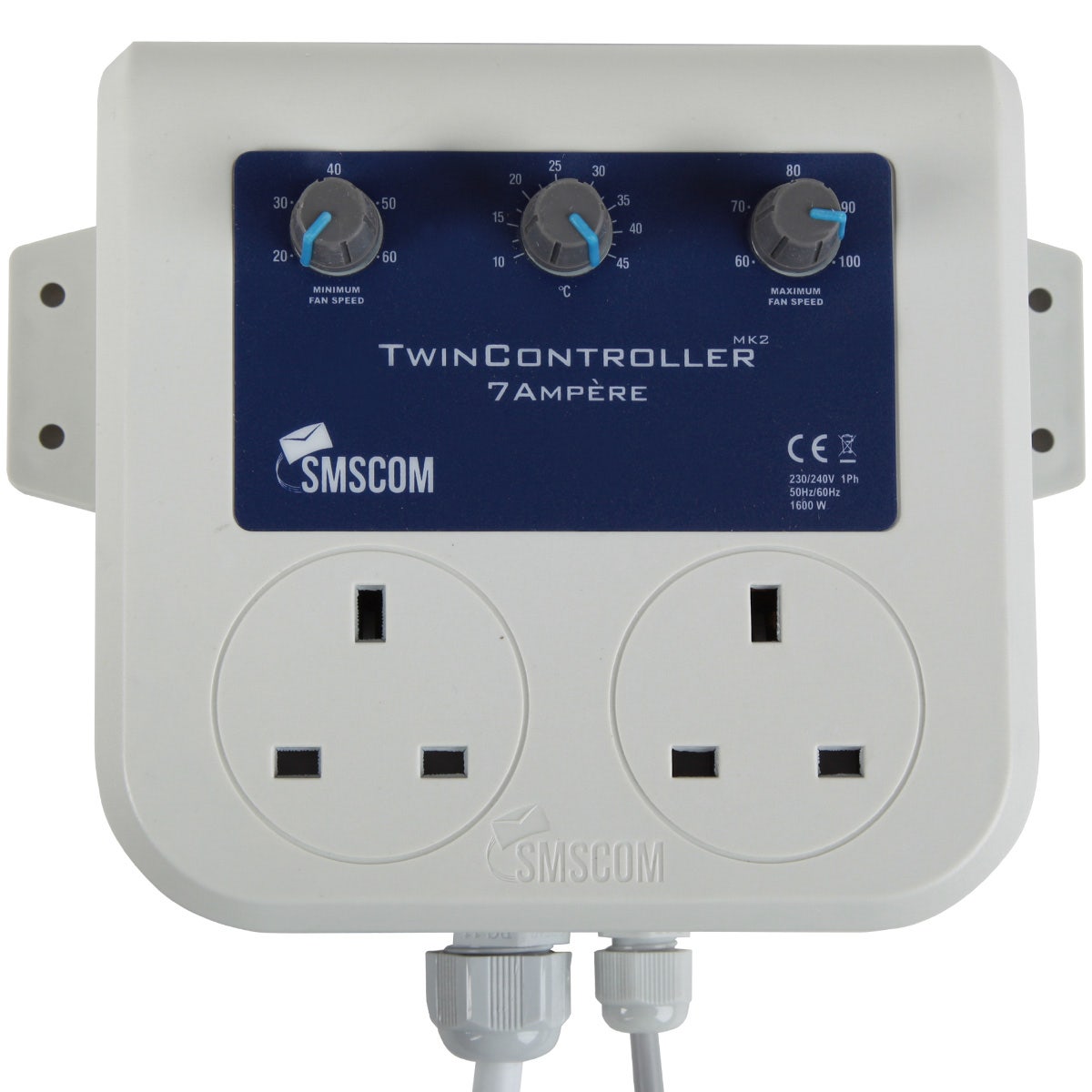 Mk1 SMSCom 7-Amp Twin Fan Speed Temp Controller