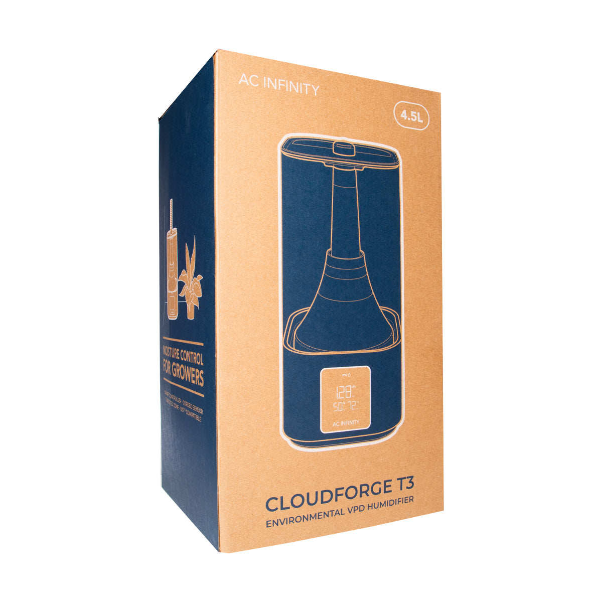 AC Infinity CloudForge Smart Humidifier - VPD Control, Targeted Vaporising