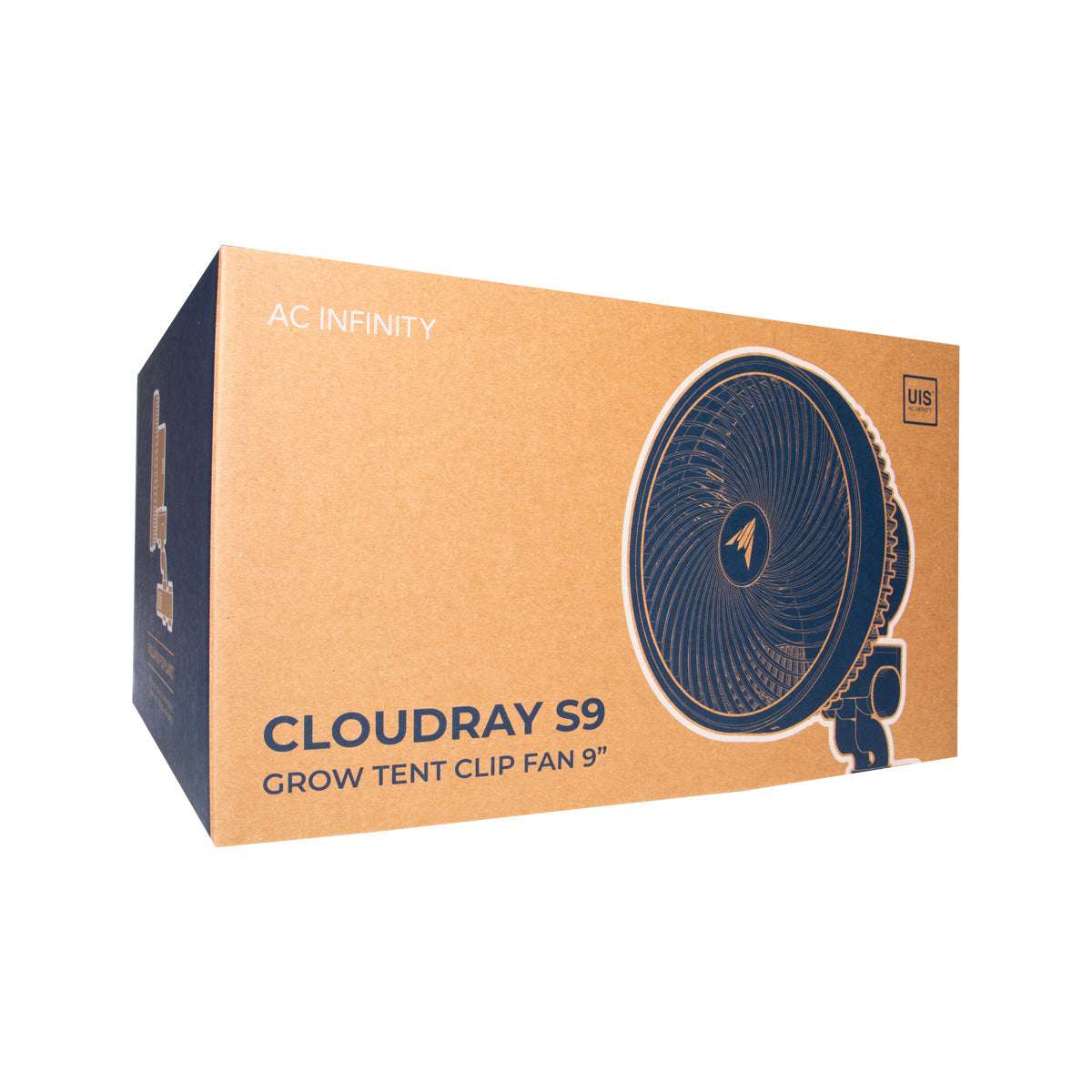AC Infinity Cloudray Clip Fan - Oscillating EC Circulation Fan for Grow Tents