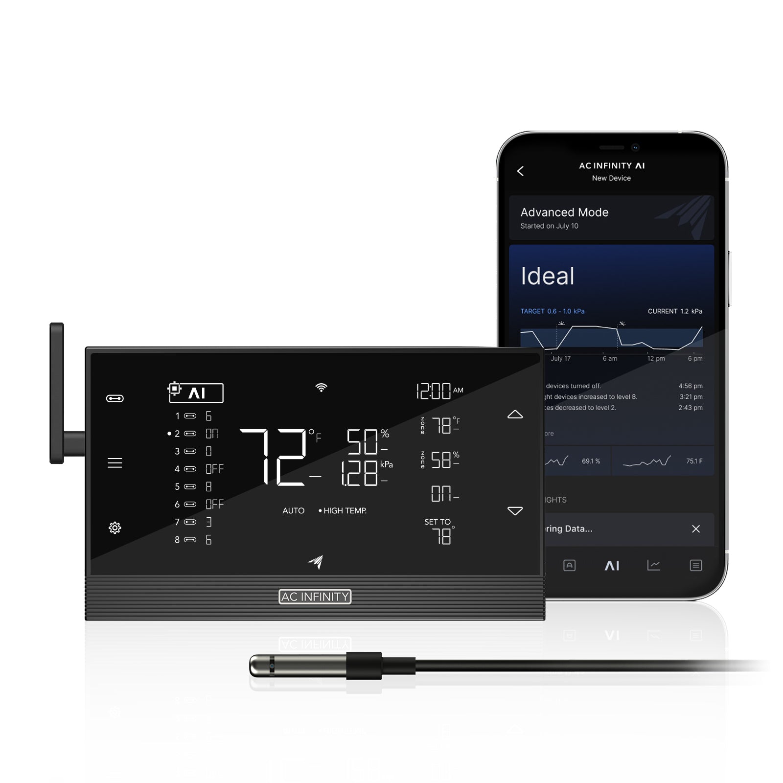 AC Infinity AI+ Environmental Controller - Smart Grow Room Climate Control