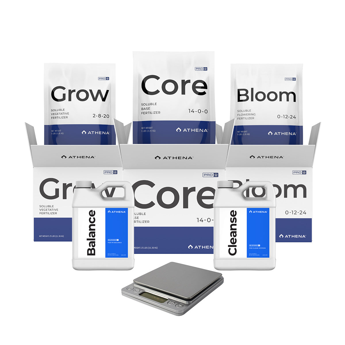 Athena Nutrients Pro Line Nutrient Kits (10-60 Plants)
