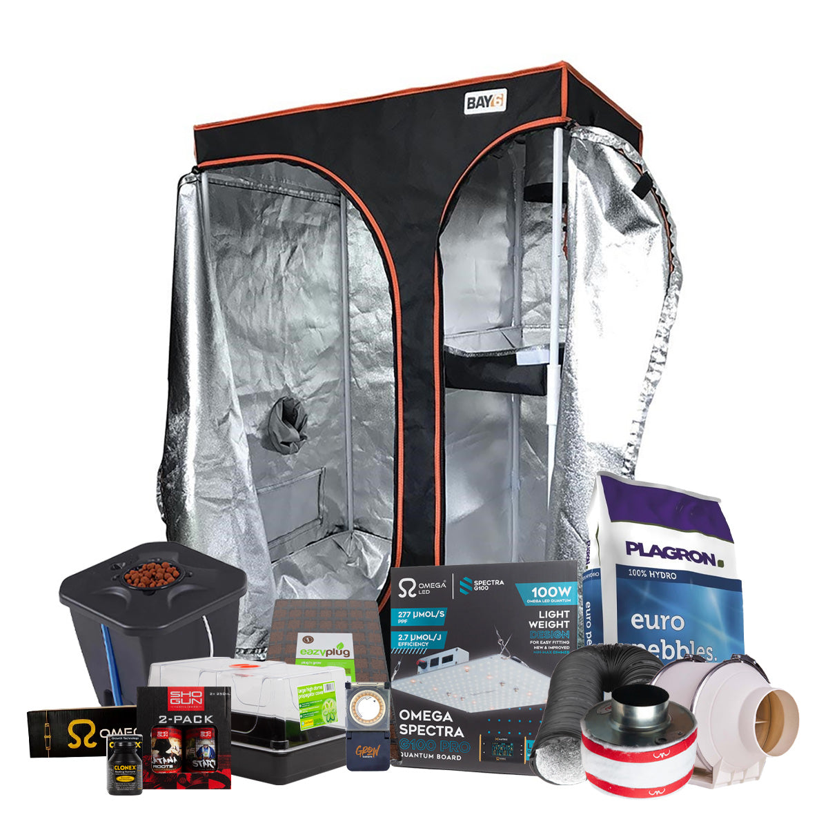 affordable grow tent Budget DWC Multi-Chamber Grow Tent Kit