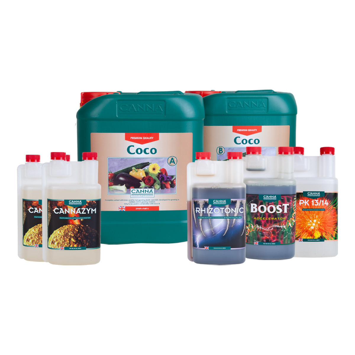Canna Nutrients Full Coco Nutrient Kits (1-8 Plants)