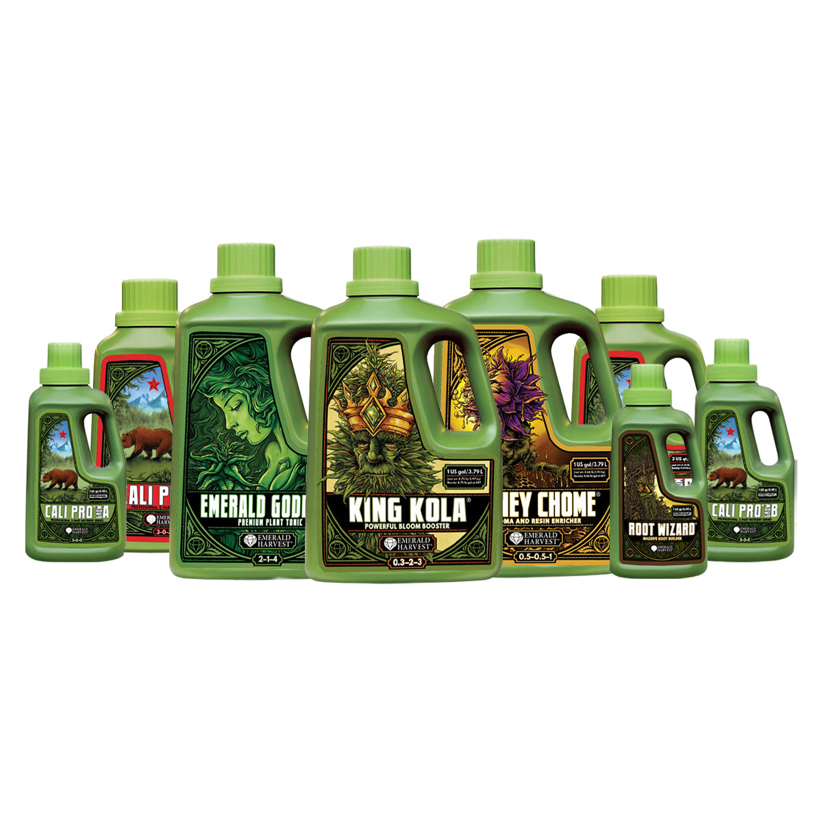 Emerald Harvest Full Nutrient Kit (1-8 Plants)