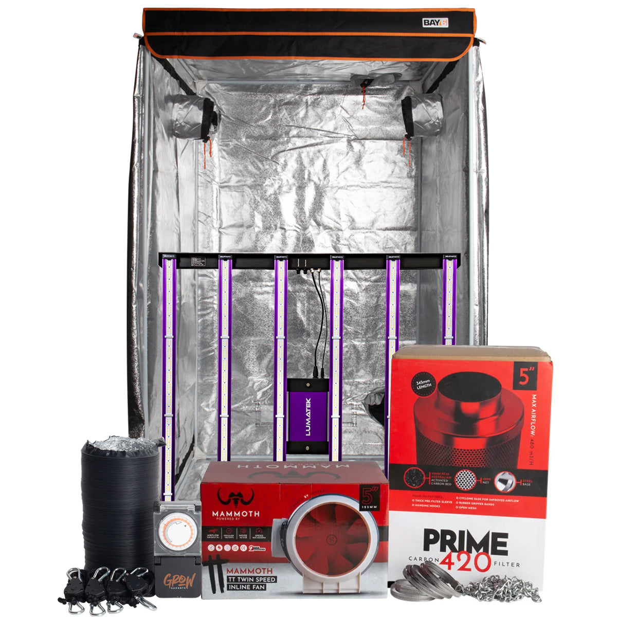 grow tent kits uk Lumatek Zeus Pro 600w LED Grow Tent Kit