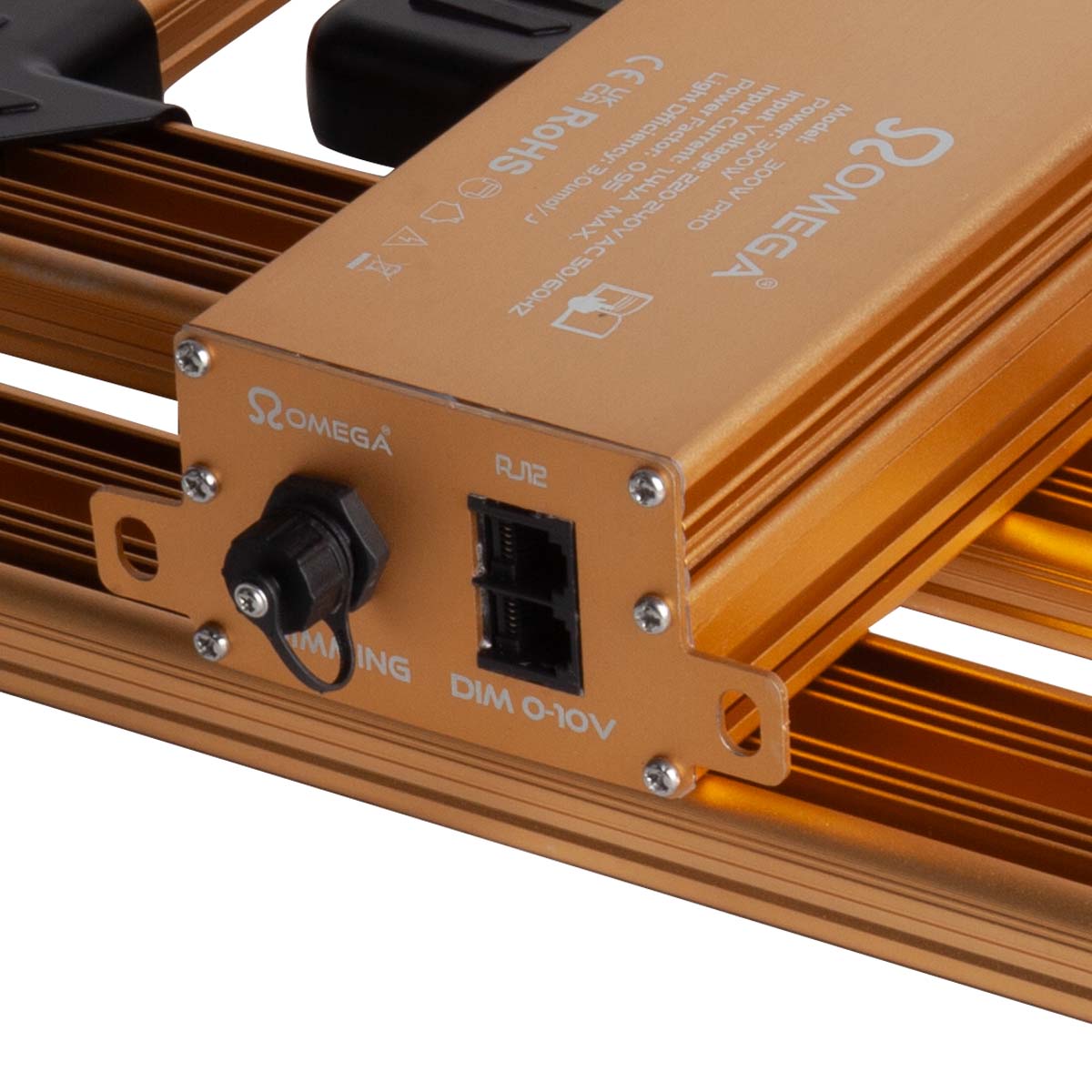 Omega Infinity 300 watt LED controller sockets