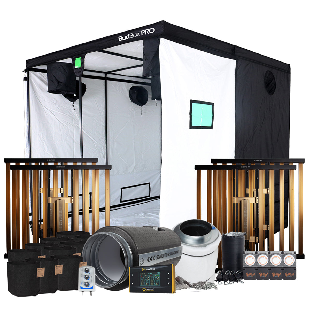 Omega Infinity 3.0 Pro 600W LED Grow Tent Kit – 2.4m x 2.4m