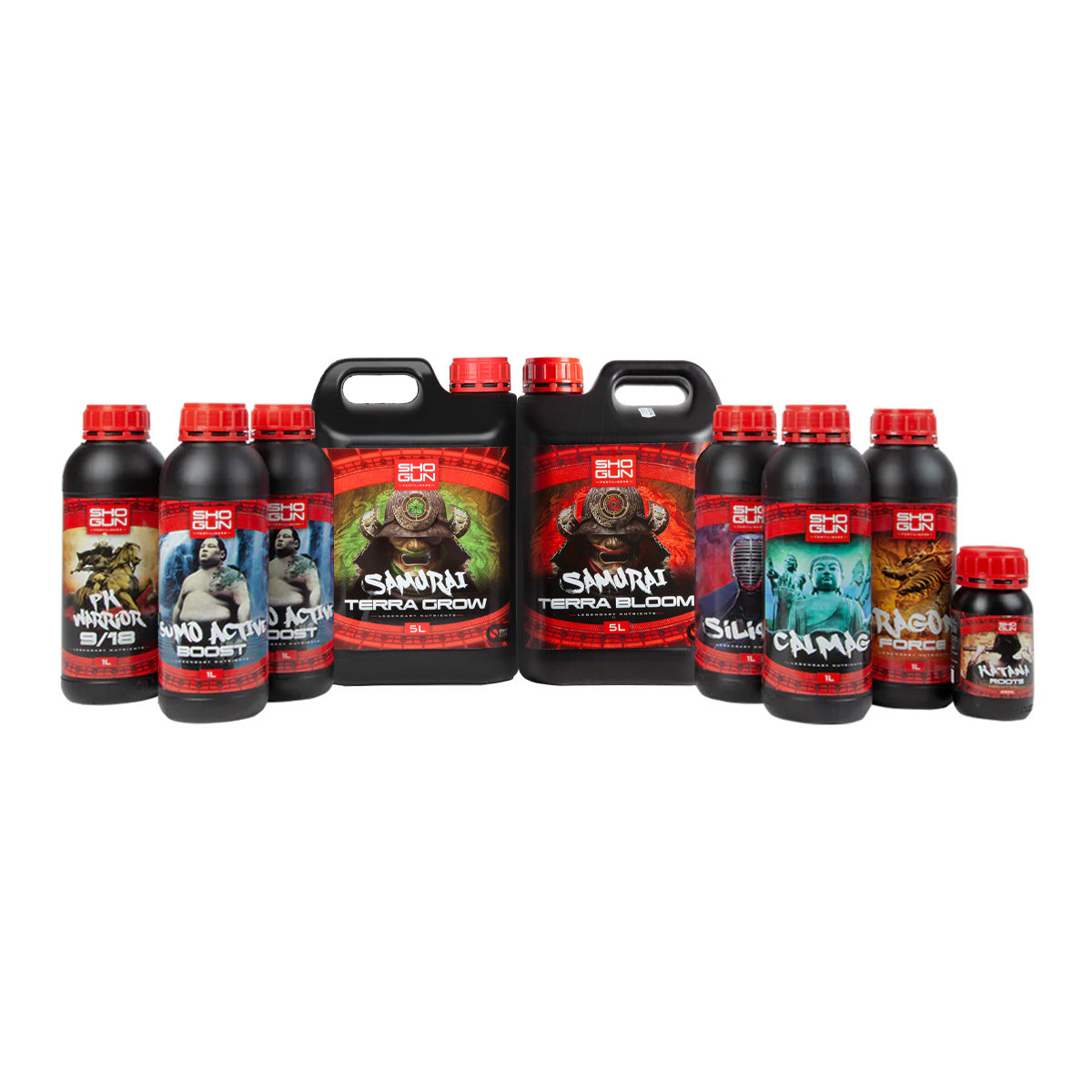 Shogun Fertilisers Full Soil Nutrient Kit (4-8 Plants)