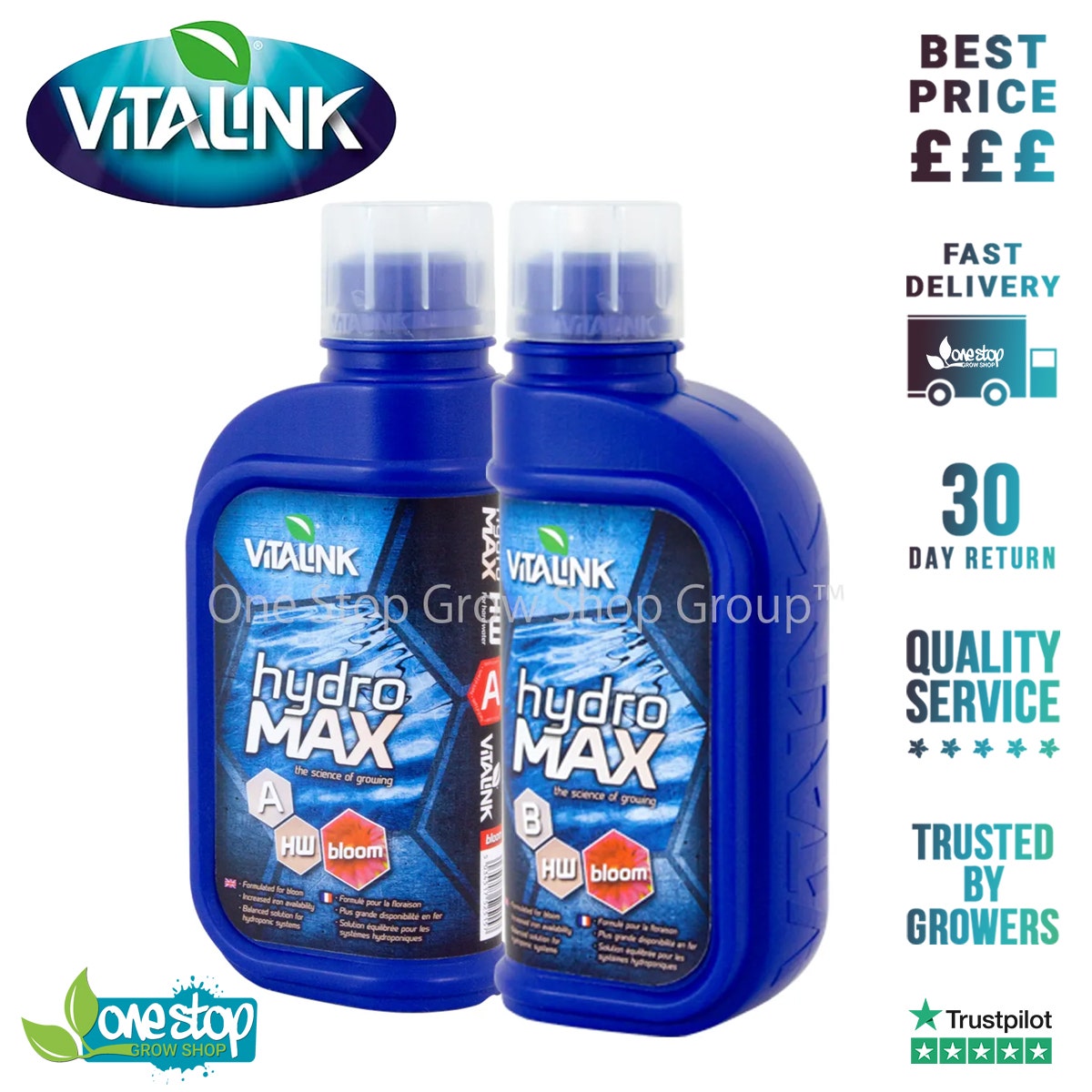 Vitalink - Hydro MAX Bloom A&B - Hard Water
