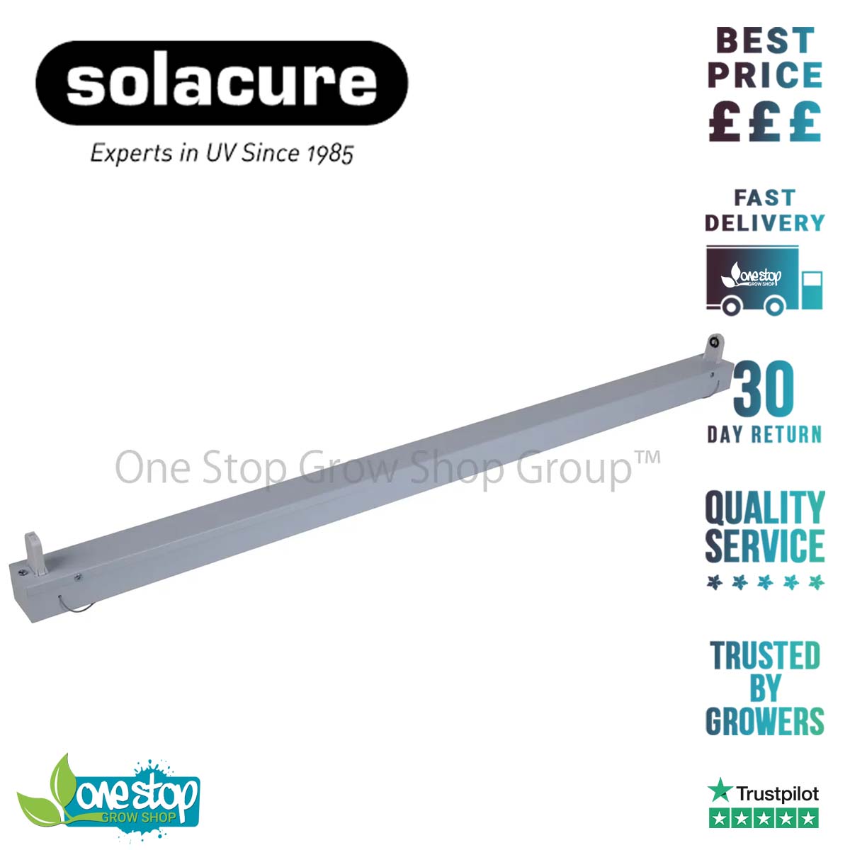 Solacure Flower Power Lamp Fixture (UVB & UVR8)