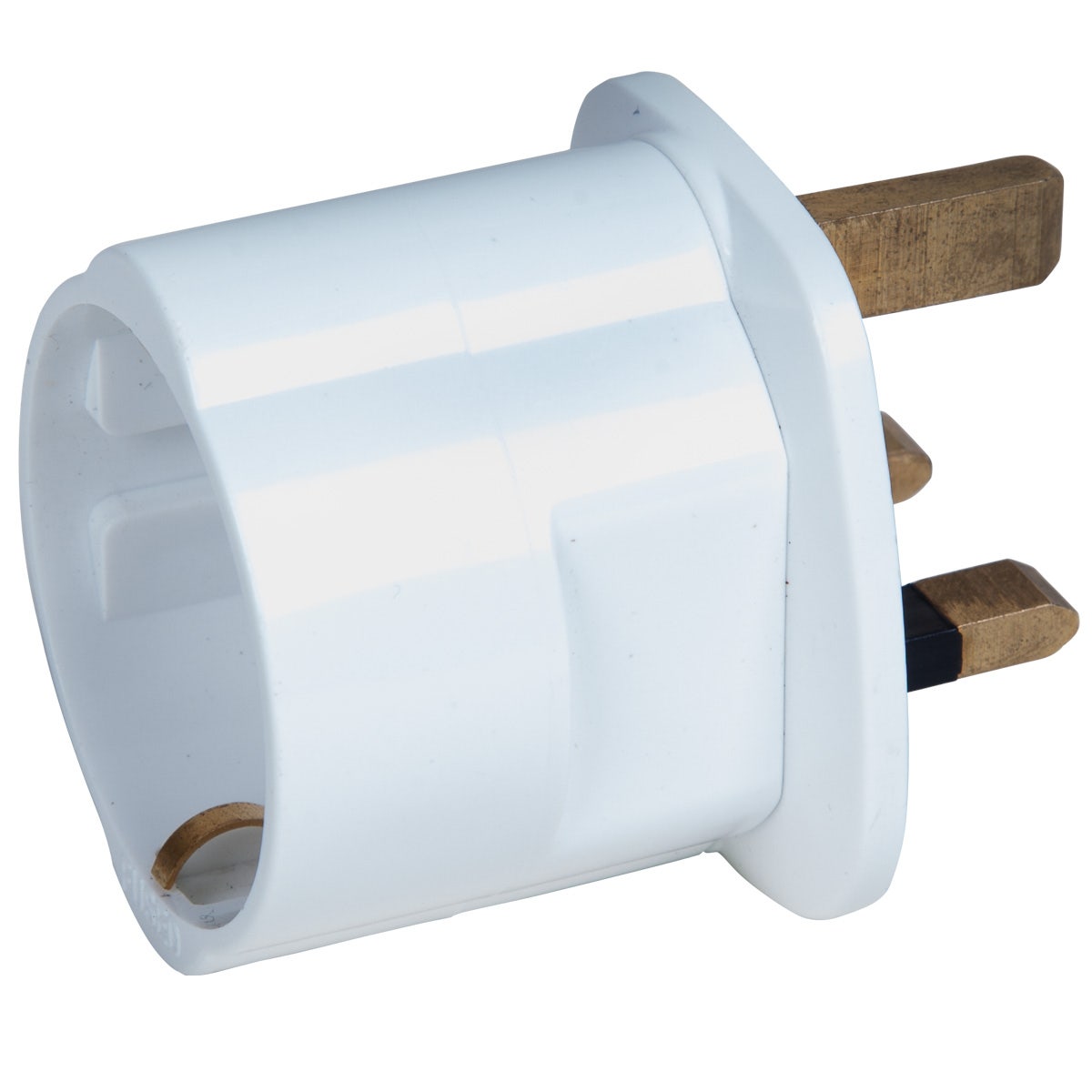 Euro 2-Pin to UK 3-Pin VDE Plug Adapter