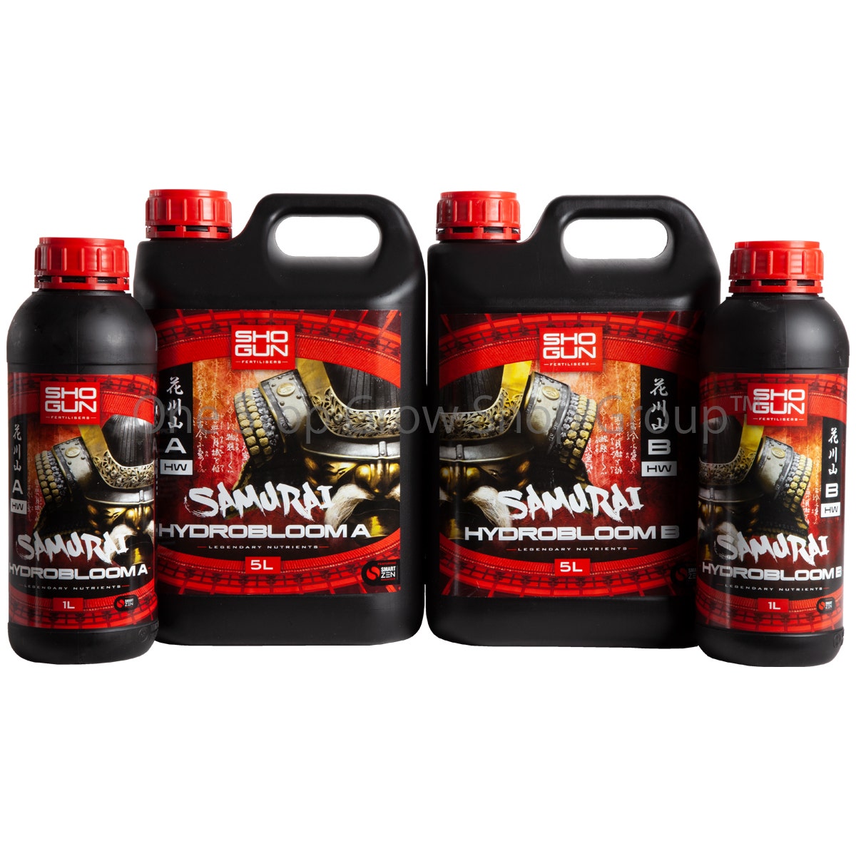 Shogun Fertilisers - Samurai Hydro Bloom Nutrient A&B - For Hard Water