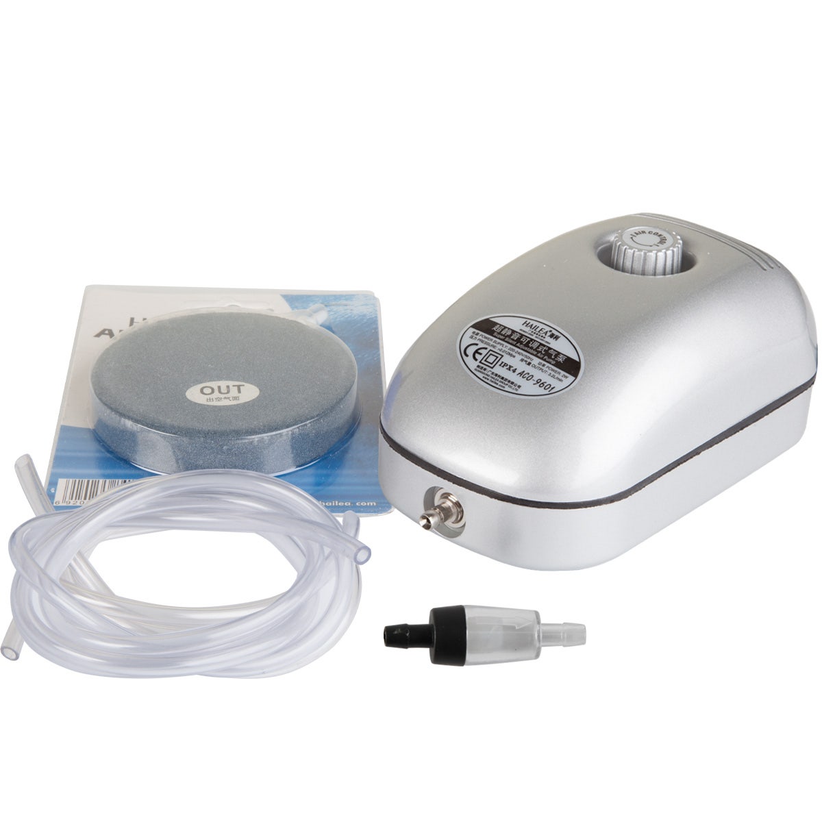 Hailea Air Pump Kit with Flat Air Stones