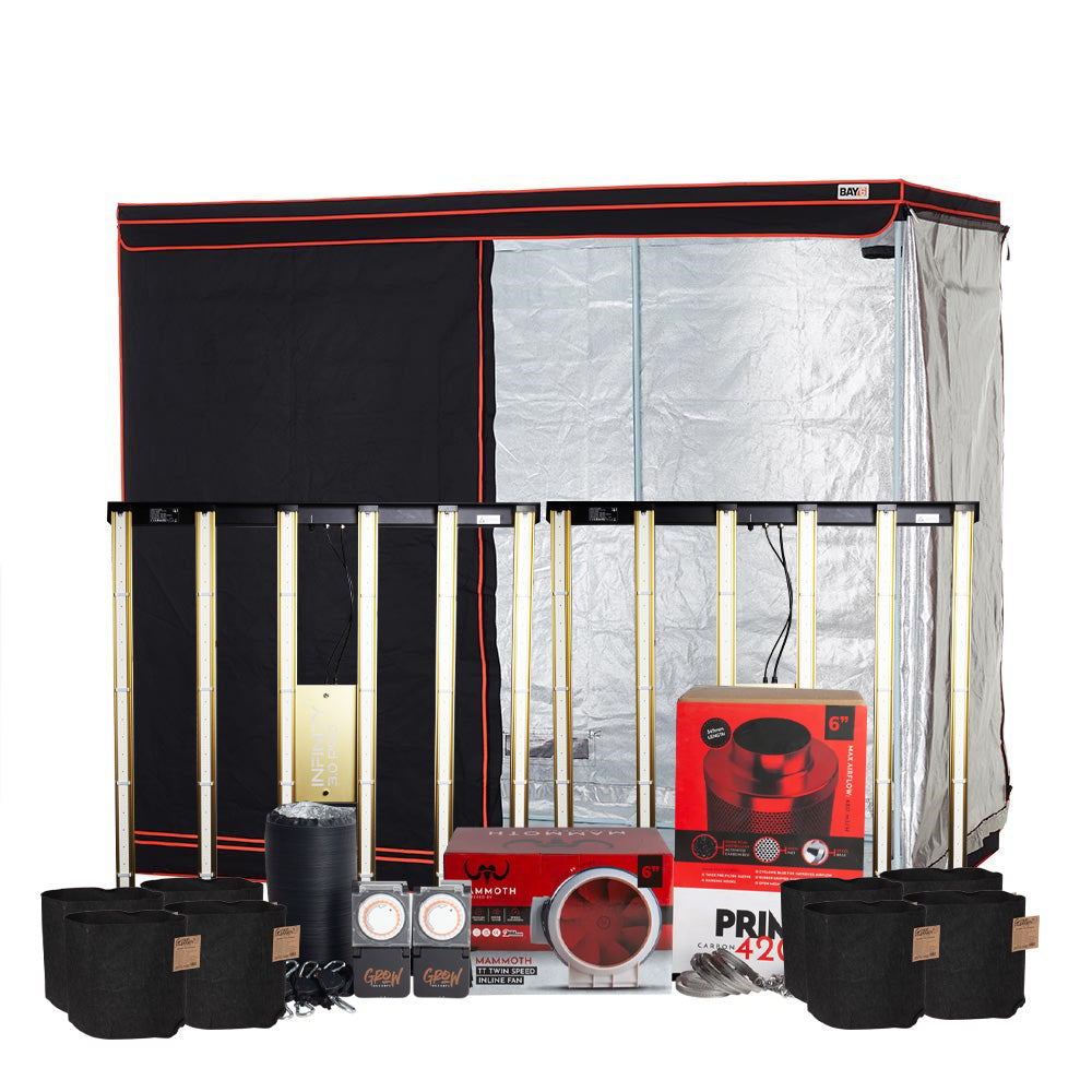 Omega Infinity 3.0 Pro 600w LED Grow Tent Kit - 1.2m x 2.4m