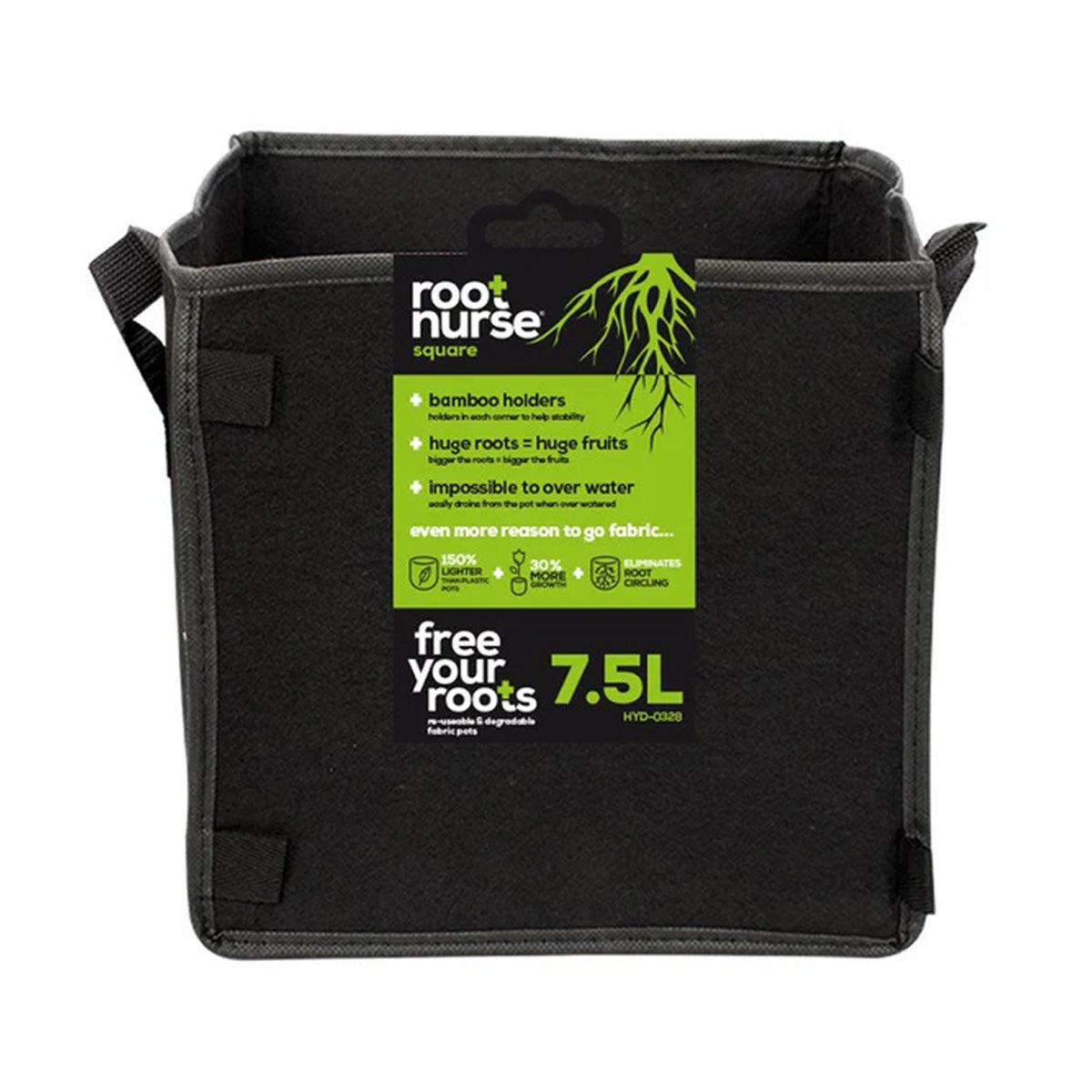 Root Nurse Square Fabric Pots