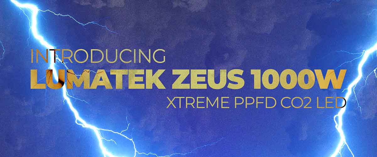 Introducing the Lumatek Zeus 1000w Xtreme PPFD CO2 LED Grow Light