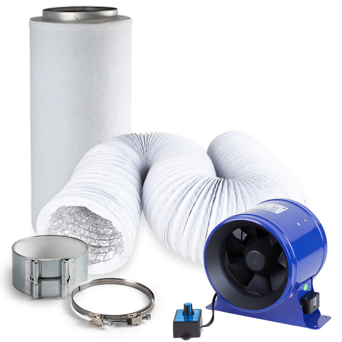Hyper Fan & Rhino Pro Filter Extraction Kit - Combi Ducting