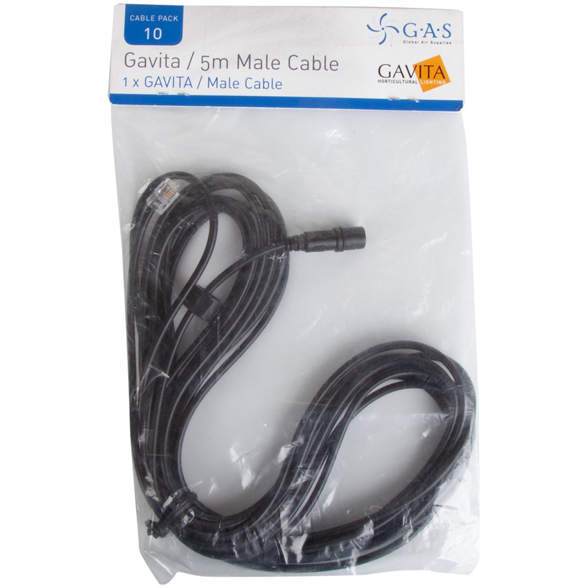 G.A.S 5m Male Cable