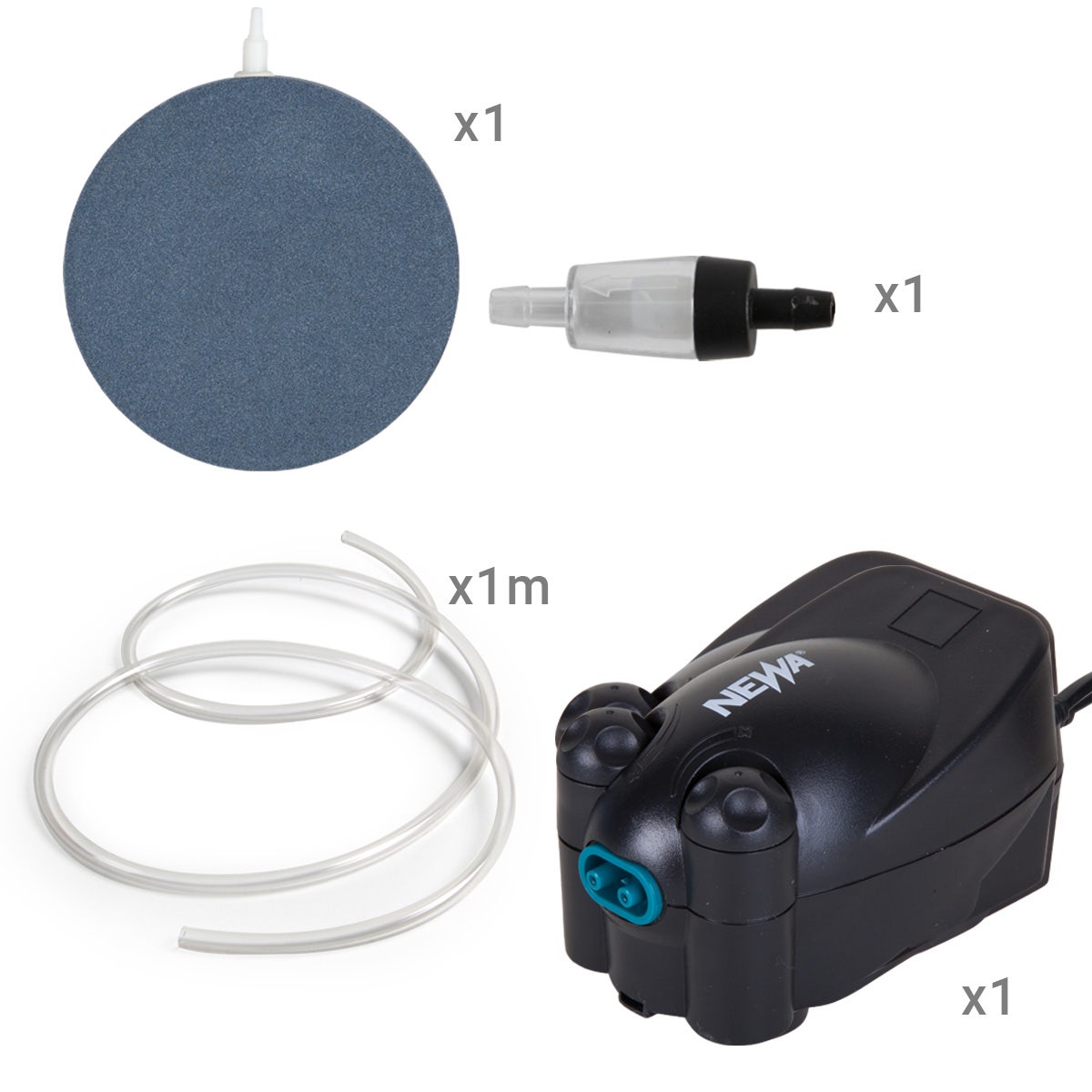 Newair Air Pump Kit with Flat Air Stones