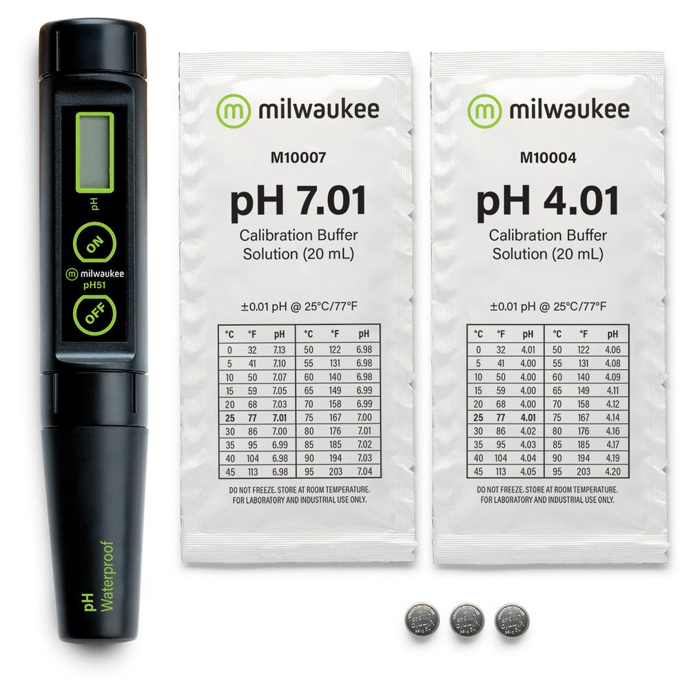 Milwaukee pH 4.01 and 7.01 Calibration Solution