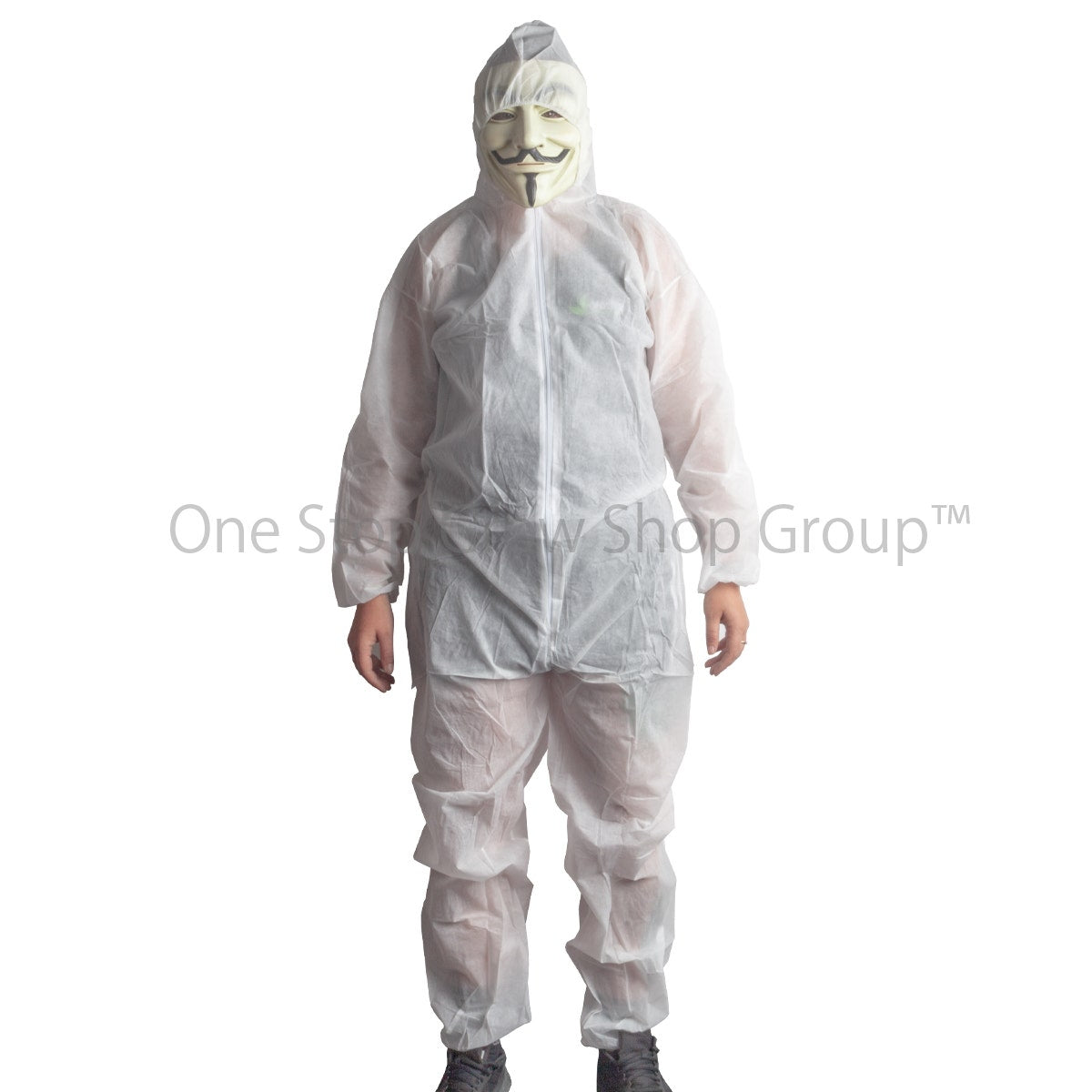 White Disposable Coverall