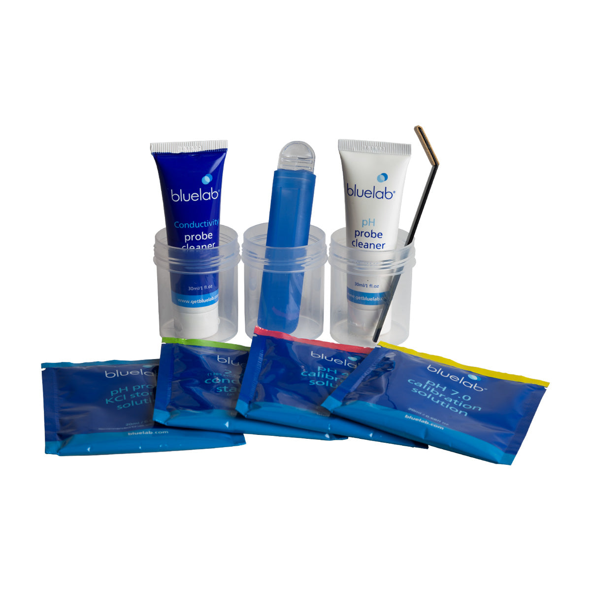Bluelab pH & EC Meter Cleaning and Calibration Combined Kit