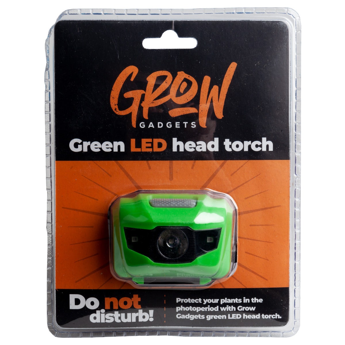 Grow Gadget Green LED Head Torch