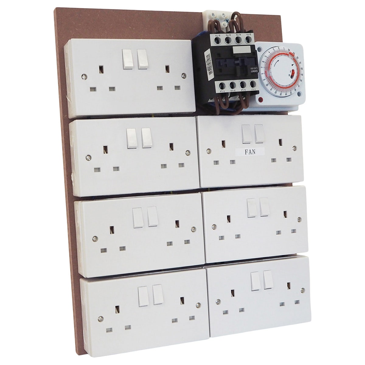 MDF Lighting Timer Boards (with fan sockets)