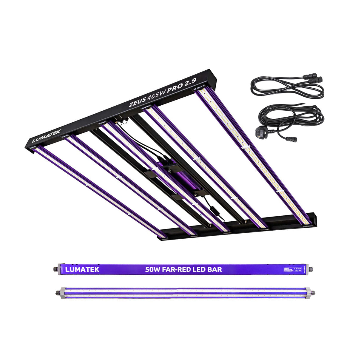 Lumatek Zeus LED Grow Light + 2 x 50W Far Red LED Kit