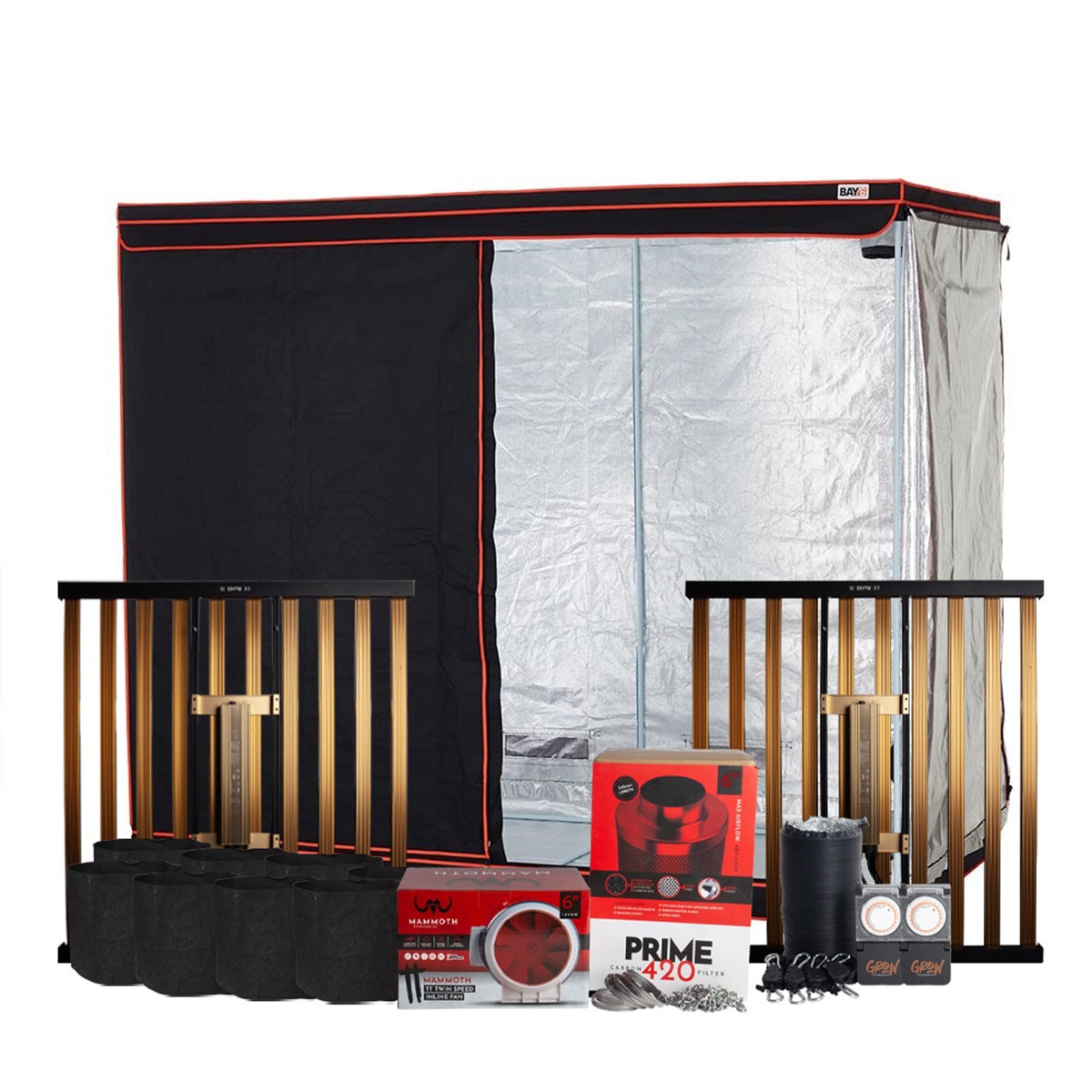 Omega Infinity 3.0 Pro 1000w LED Grow Tent Kit - 1.2m x 2.4m