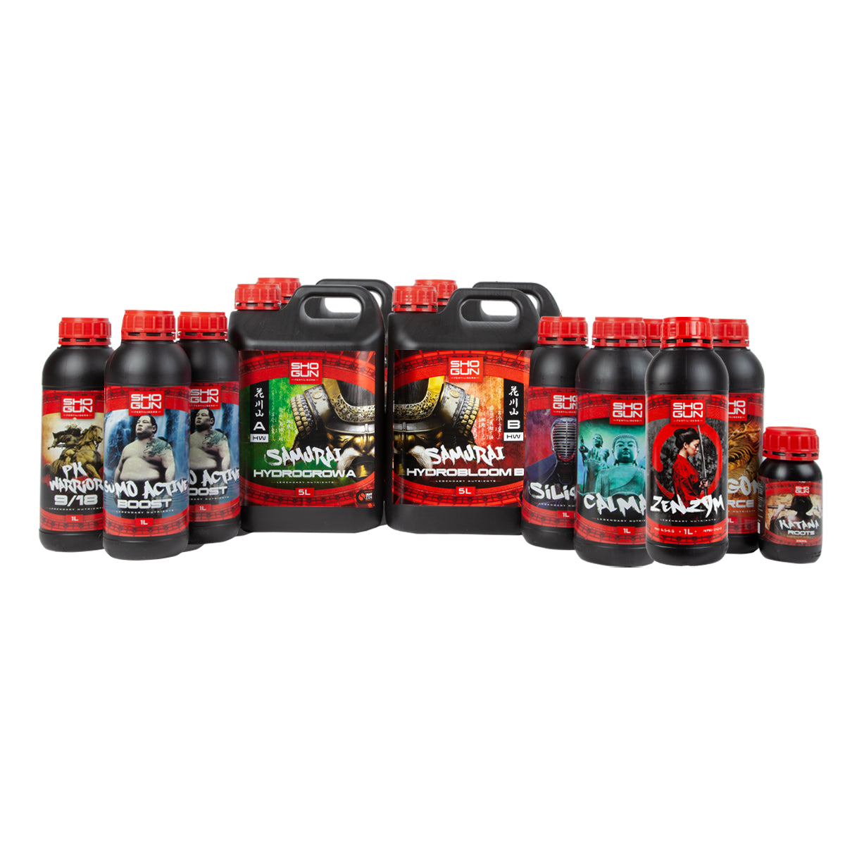 Shogun Fertilisers Full Hydro Nutrient Kit (4-8 Plants)