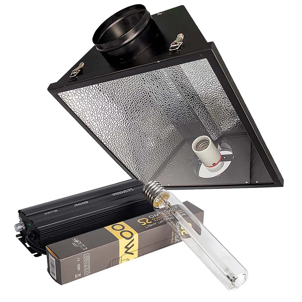600w Air Cooled Grow Light Kits with a Choice of Ballast