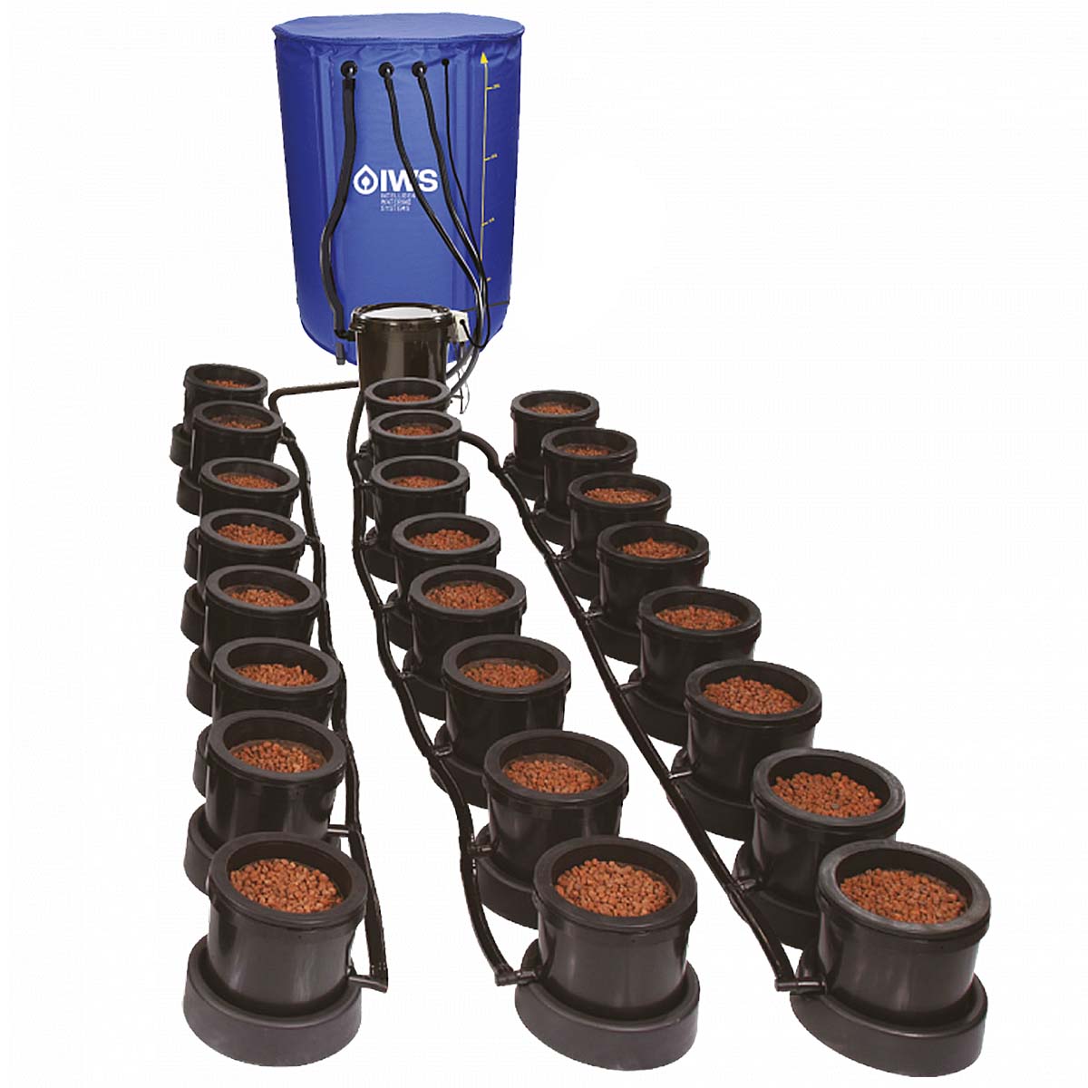 IWS Standard Flood & Drain Grow System with 10 Litre Punch Pots