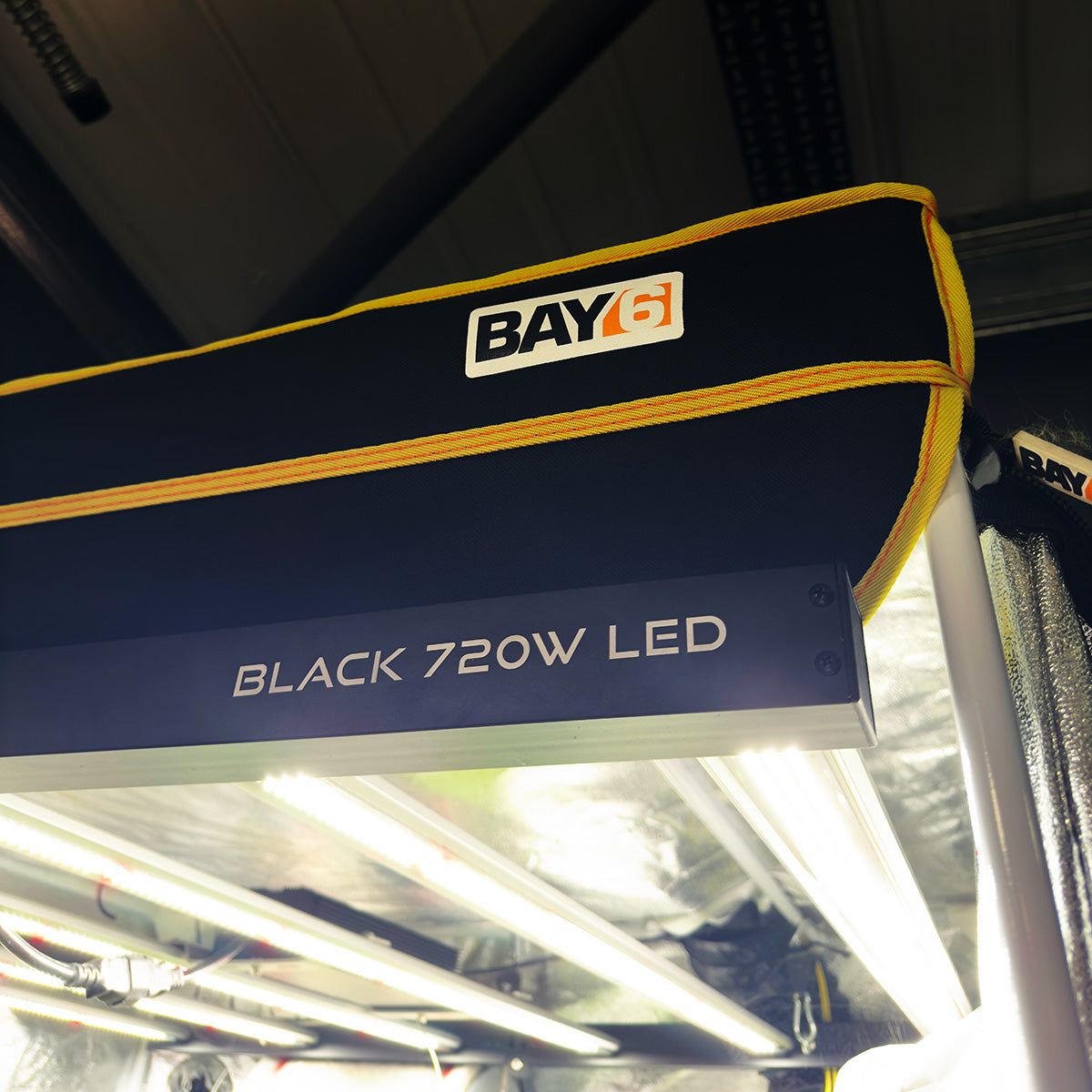 Omega Black 720w LED Grow Tent Kit - 1.2m x 1.2m